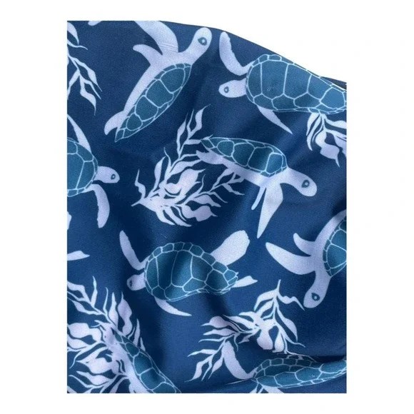 Fused Hawaii A Honu World Blue Turtle Reversible Kona Bikini Bottoms Size XXXL - Picture 3 of 4